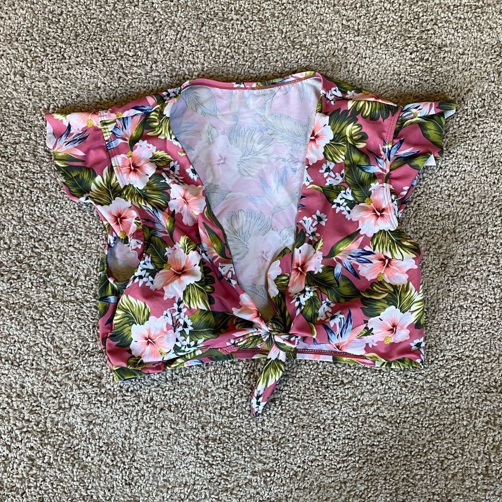 Beach Betty Floral Bathing Suit Top